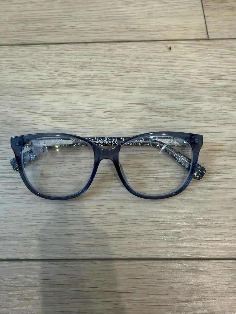 Marc Jacobs Eyeglasses Marc 430 PJP Blue Glitter Frames Only 53-16-140 Oval